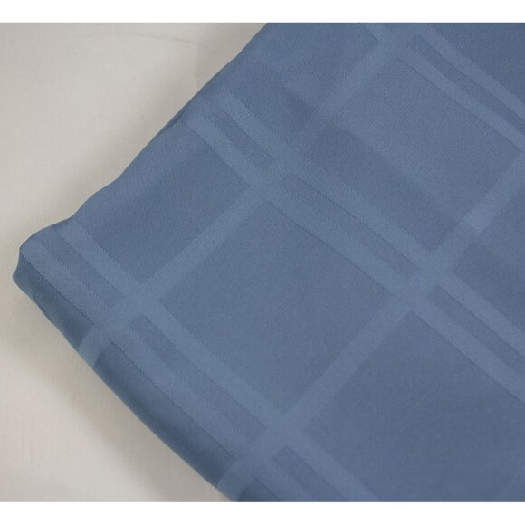 Vintage Blue Patterned Oblong Tablecloth + 4 Napkins 60" x 84" - Picture 3 of 5